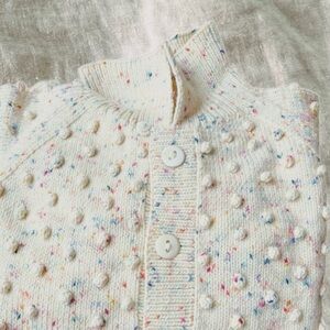 ISO Misha & Puff lollipop confetti polo cardigan